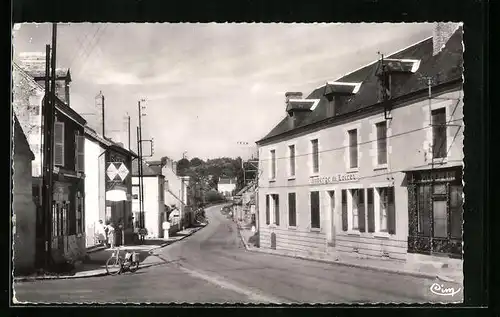 AK Cernoy, Rue Principale, Strassenpartie