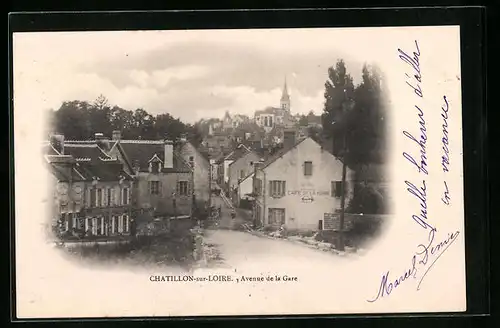 AK Chatillon-sur-Loire, Avenue de la Gare