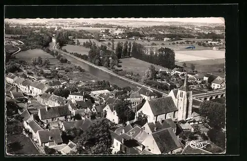 AK Montbouy, Vue aérienne