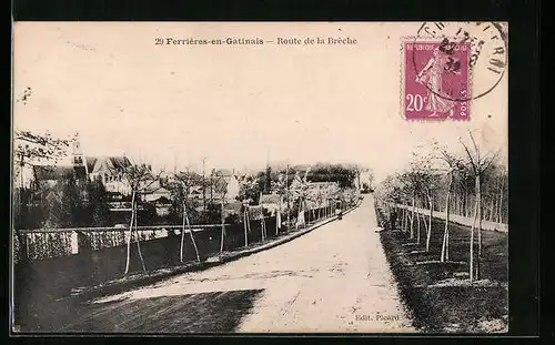 AK Ferrières-en-Gatinais, Route de la Brèche