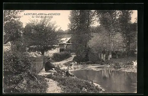 AK Saint Hilaire-les-Andrésis, Le Gue des Andresis