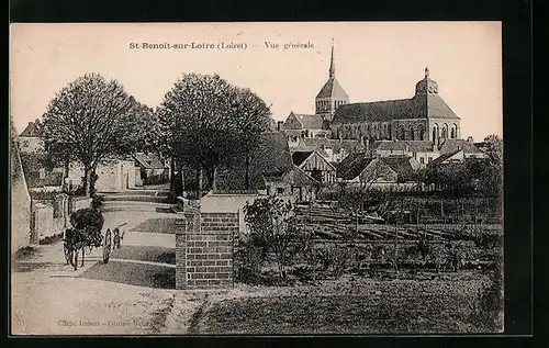 AK Saint-Benoit-sur-Loire, Vue generale