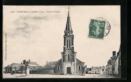 AK Ouzouer-sur-Loire, Place de l`Eglise