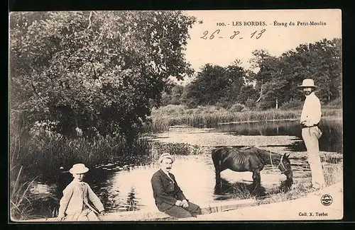 AK Les Bordes, Etang du Petit-Moulin