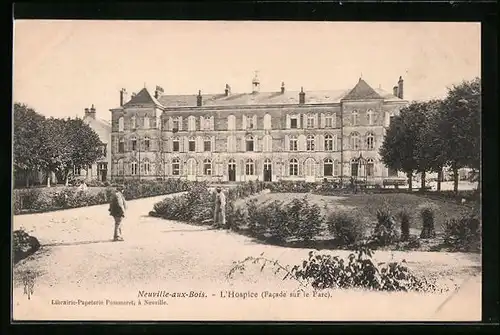 AK Neuville-aux-Bois, L`Hospice (Facade sur le Parc)