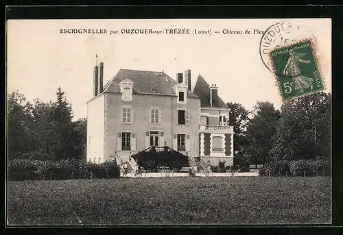 AK Escrignelles par Ouzouer-sur-Trézée, Chateau de Fleury