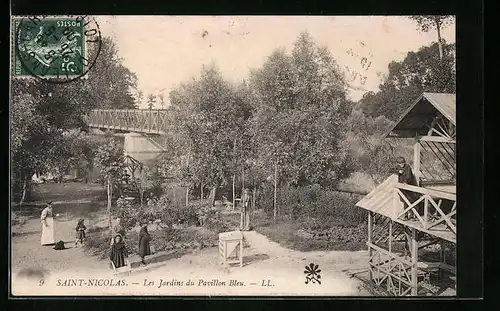 AK Saint-Nicolas, Le Jardins du Pavillon Bleu