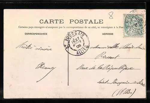 AK Chatillon-sur-Loire, Souvenir: Canal, Eglise, ...