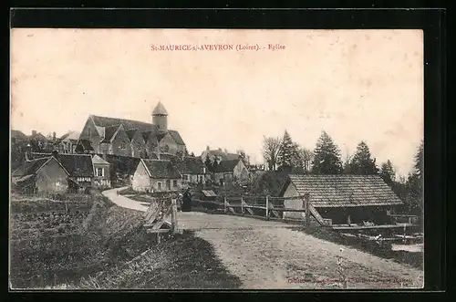 AK Saint-Maurice-sur-Aveyron, Eglise