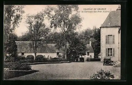 AK Changy, Le Chateau par St-Germain-des-Prés