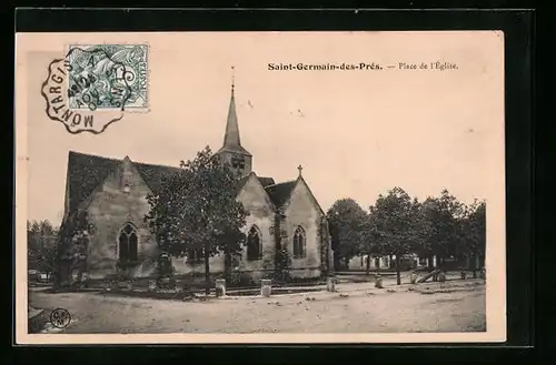 AK St-Germain-des-Prés, Place de l`Eglise