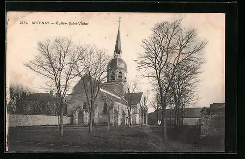 AK Artenay, Eglise Saint-Victor