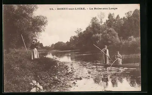 AK Bonny-sur-Loire, La Boire aux Loups