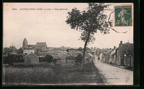 AK Autruy-sur-Juine, Vue générale