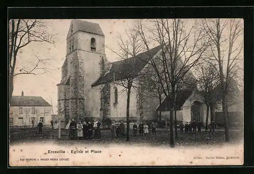 AK Erceville, Eglise et Place