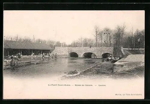 AK Ferté-Saint-Aubin, Bords du cosson, Lavoir