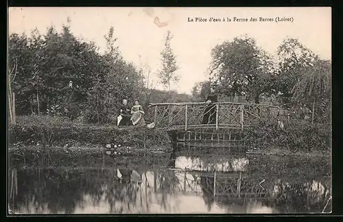 AK La Barre, La Pièce d`eau à la Ferme des Barres