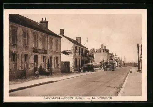 AK Saint-lye-la-Forêt, La Grand-Rue