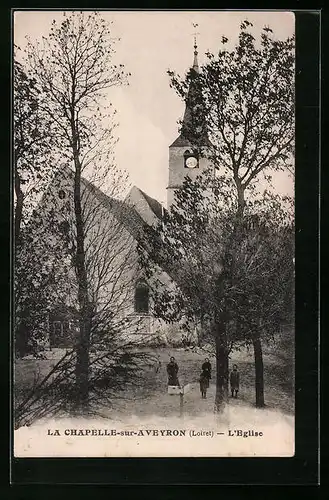 AK La-Chapelle-sur-Aveyron, L`Eglise