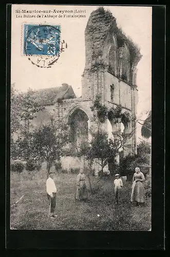 AK St-Maurice-sur-Aveyron, Les Ruines de l`Abbaye de Fontainejean