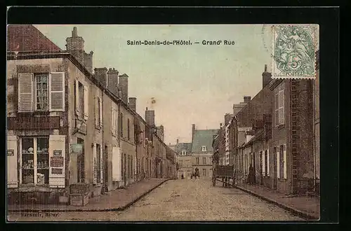 AK St-Denis-de-l`Hotel, Grand` Rue
