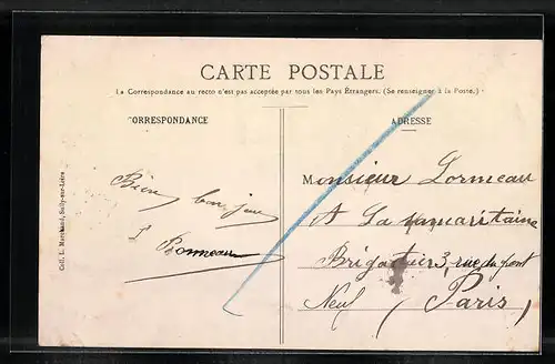 AK Ouzouer-sur-Trézée, La Grande-Rue