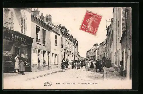 AK Pithiviers, Faubourg du Gatinais