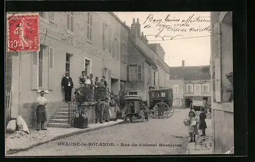 AK Beaune-la-Rolande, Rue du Colonel Basseries