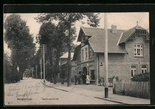 AK Bargteheide, Passanten in der Hamburgertsrasse