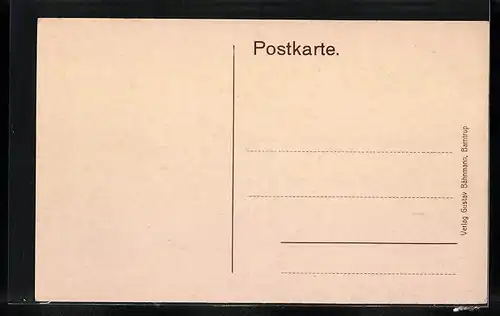 AK Barntrup, Ecke der Wolfs- und Mittelstrasse