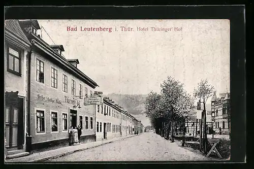 AK Bad Leutenberg / Thür., Hotel Thüringer Hof
