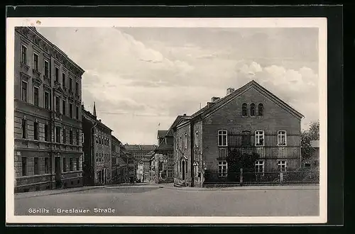 AK Görlitz, Sicht in die Breslauer Strasse