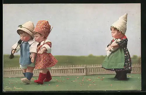 AK Eifersucht unter den Käthe Kruse-Puppen