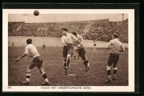 AK Amsterdam, Olympia 1928, Spiel der Argentinischen Fussballmannschaft