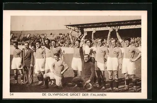 AK Amsterdam, Olympia 1928, Italienische Fussballmannschaft