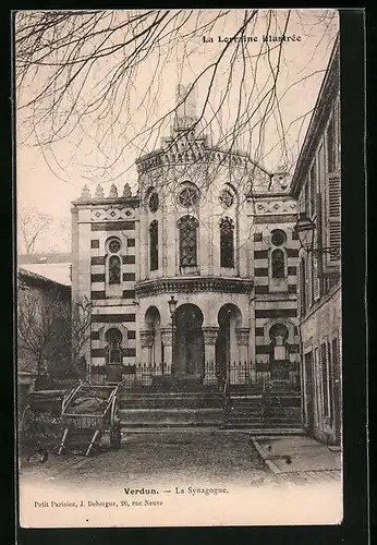 AK Verdun, La Lorraine illustrée, La Synagogue