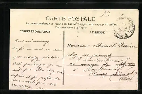 AK Autry-le-Chatel, Rue de l`Eglise (Nord)