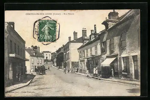 AK Chatillon-sur-Loire, Rue Nueve