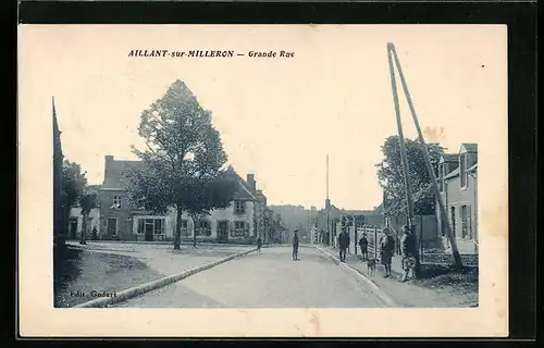 AK Aillant-sur-Milleron, Grande Rue