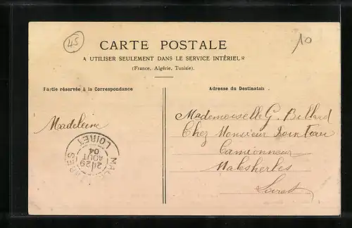 AK Corbeilles-en-Gatinais, Route de Montargis