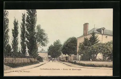 AK Corbeilles-en-Gatinais, Route de Montargis