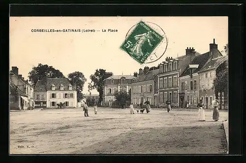 AK Corbeilles-en-Gatinais, La Place