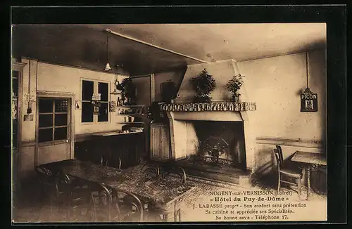 AK Nogent-sur-Vernisson, Hôtel du Poy-de-Dôme