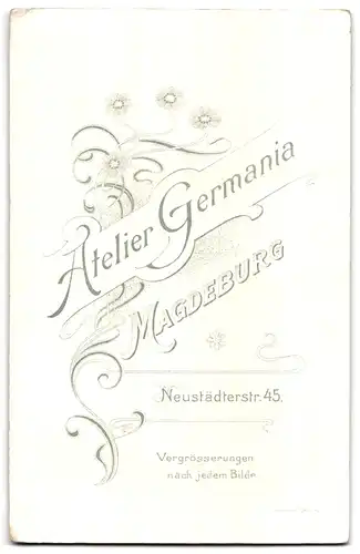 Fotografie Atelier Germania, Magdeburg, Neustädterstr. 45, Bürgerliche Dame modischer Bluse und Rock