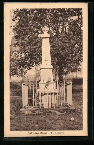 AK Subligny, Le Monument