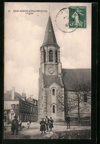 AK Saint-Martin-d`Auxigny, L`Eglise