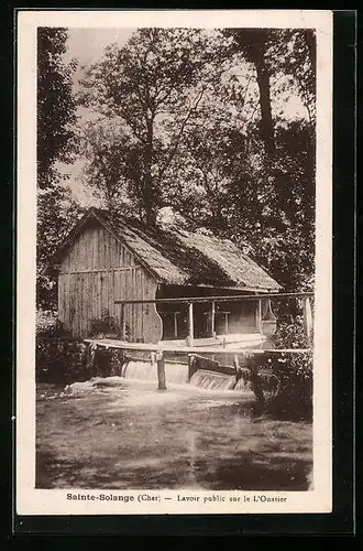 AK Sainte-Solange, Lavoir public sur le L`Ouatier