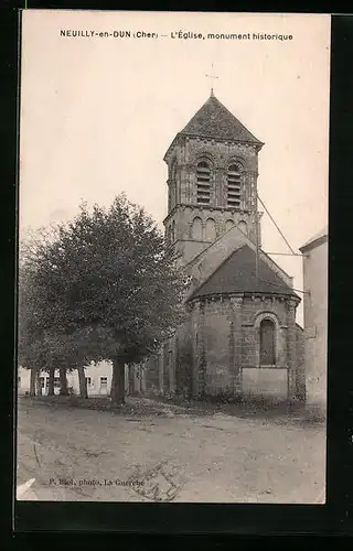 AK Neuilly-en-Dun, L`Église, monument historique