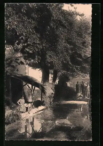 AK Veaugues, Le Moulin d`En-Haut et le Lavoir