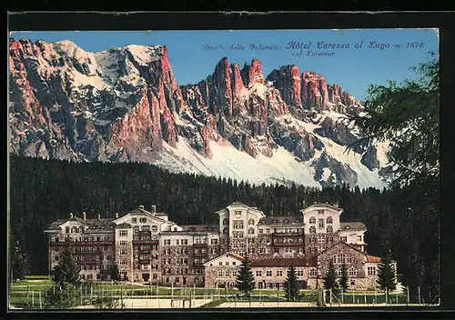 AK Karersee, Hôtel Carezza al Lago col Latemar, Strada delle Dolomiti